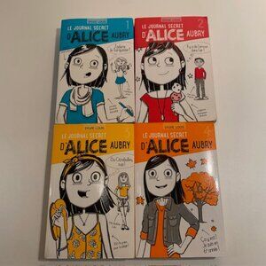 Le Journal Secret d’Alice Aubry Lot 1-4 French Book Series